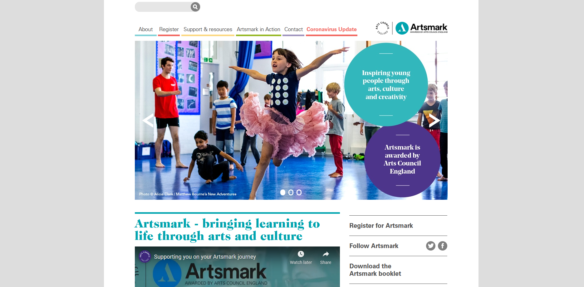 Artsmark Website